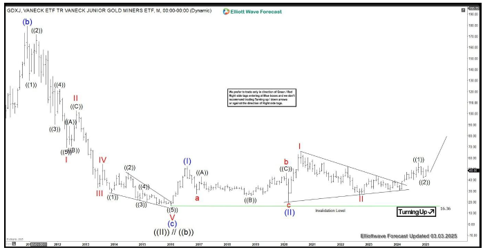 黄金矿工小型ETF（GDXJ）已恢复上涨趋势